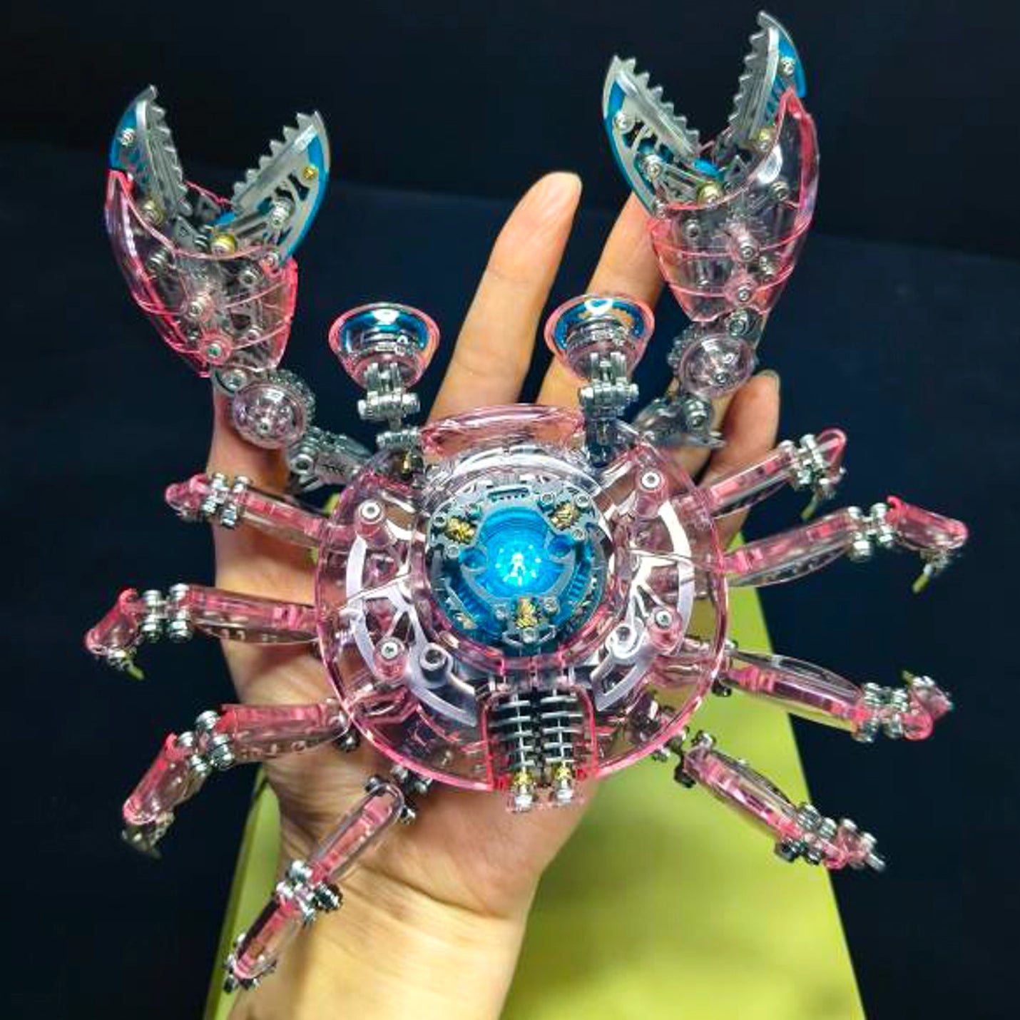 3D Metal Mechanical Crab Puzzle Kit