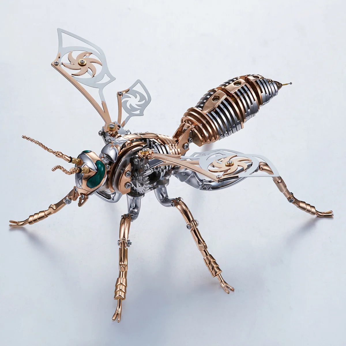 Mechanical bumblebee 3d metal assembly model