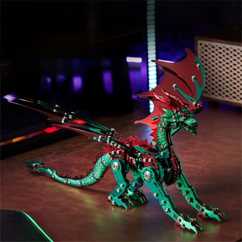 Mechanical Pterosaur 3D Metal Puzzle Kit