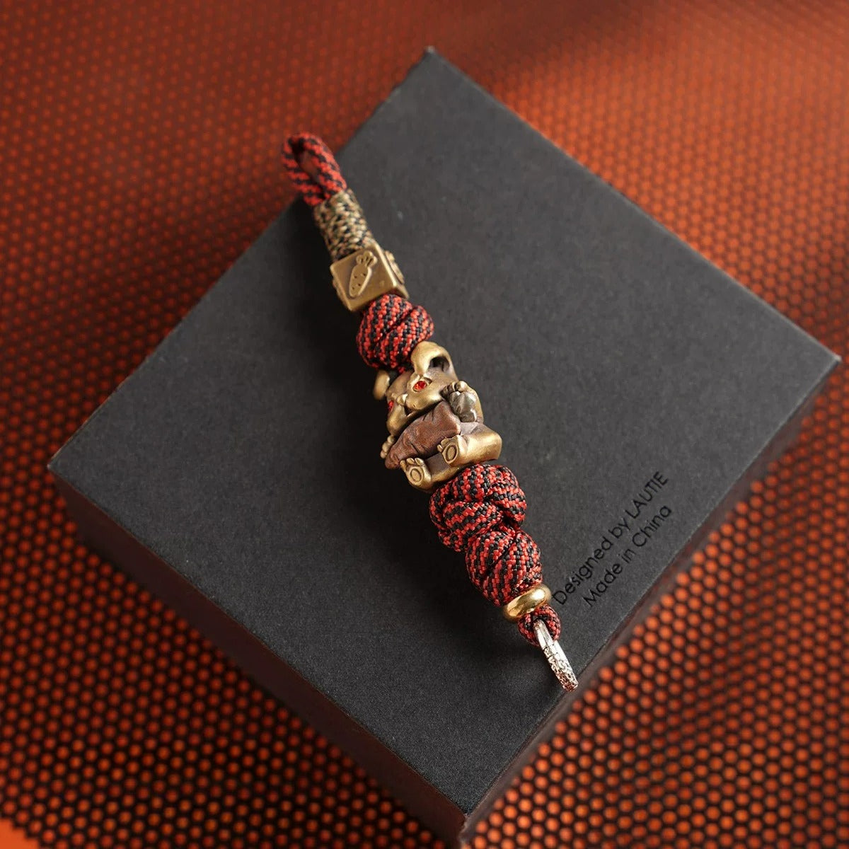 Handmade Angry Rabbit Paracord EDC Lanyard