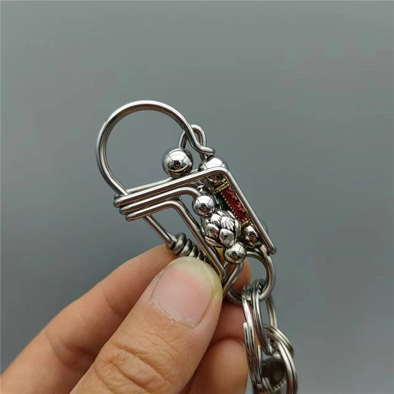 Lotus rotary keychain