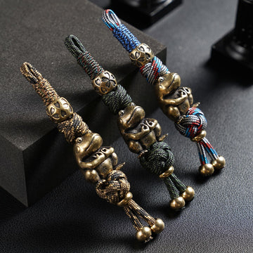Handmade Frog Paracord Pendant