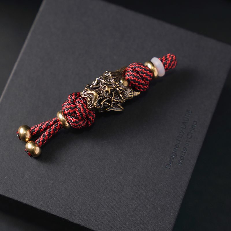 Prajna brass pendant