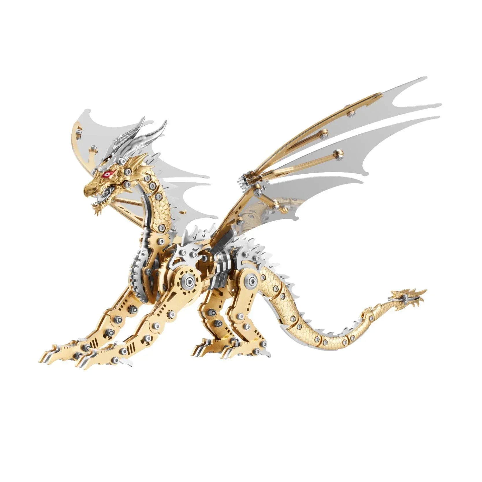 Mechanical Pterosaur 3D Metal Puzzle Kit