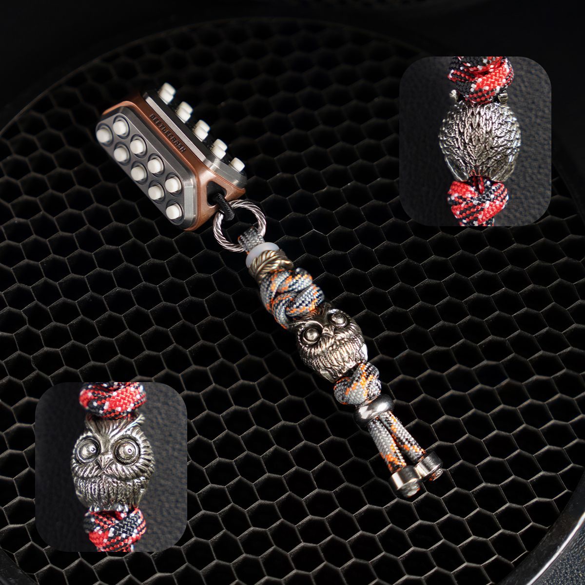 Handmade Owl Paracord Pendant