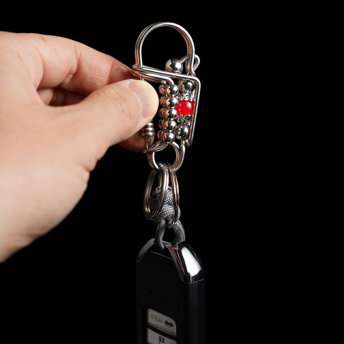 Red Lotus Keychain