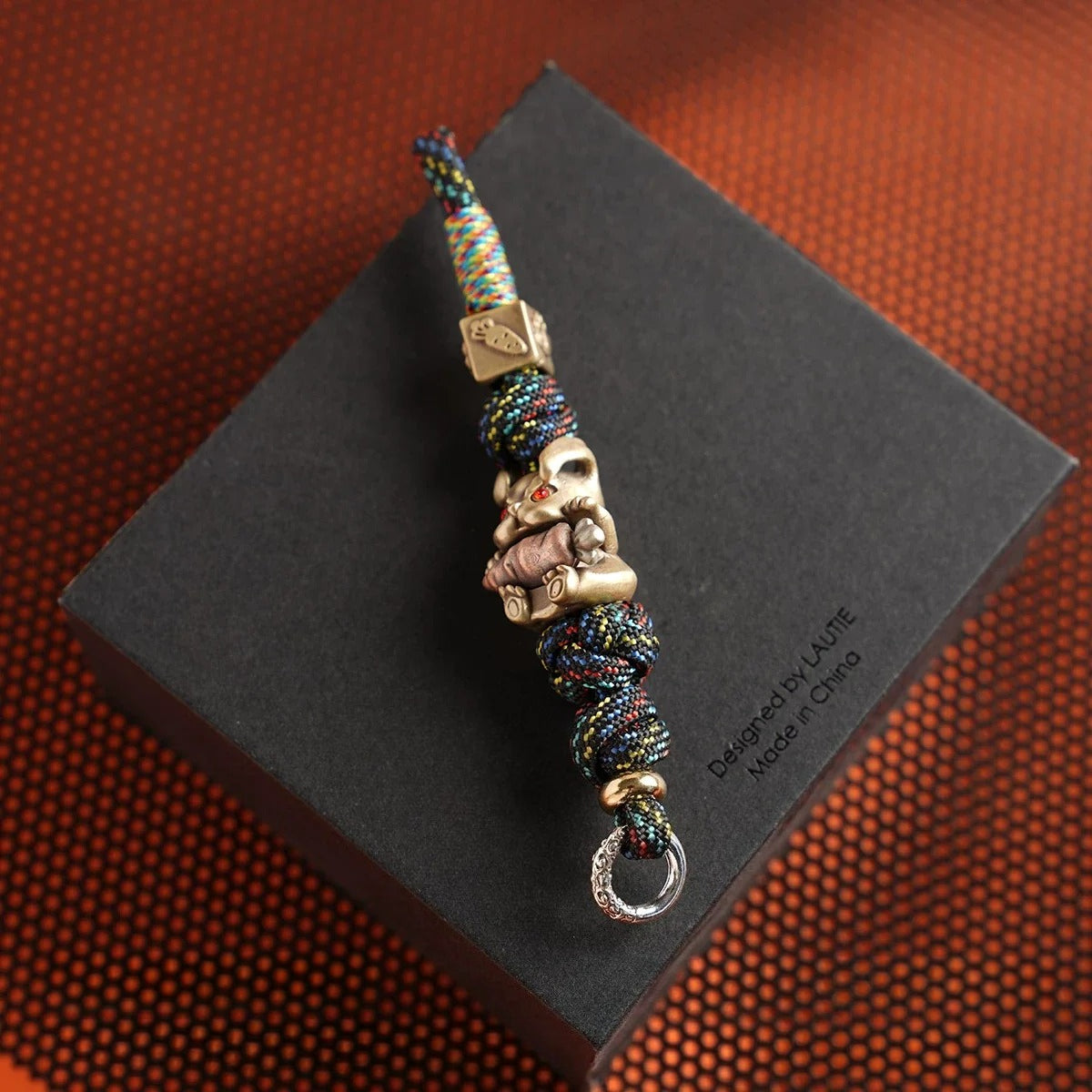Handmade Angry Rabbit Paracord EDC Lanyard