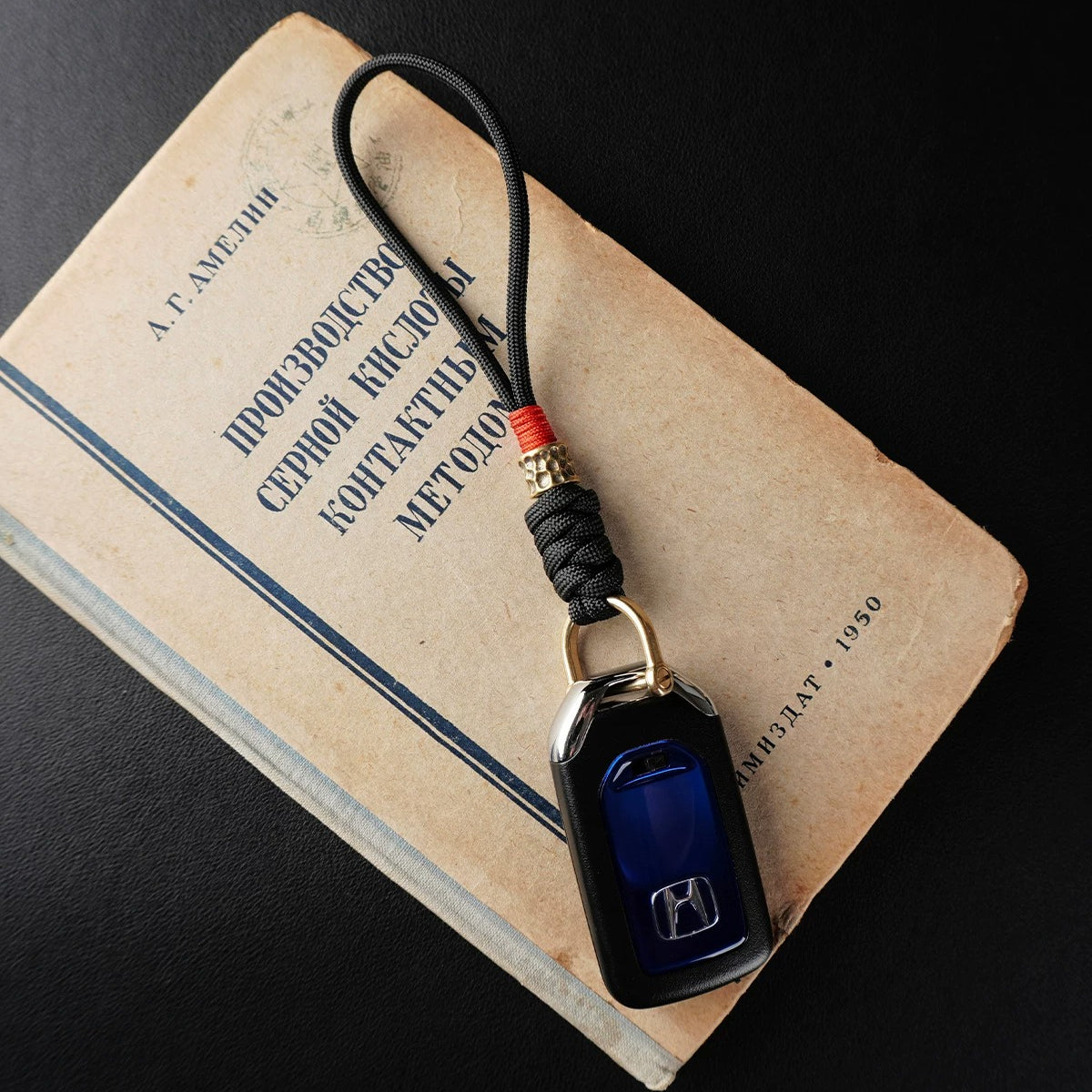 Handmade Brass Paracord EDC Keychain