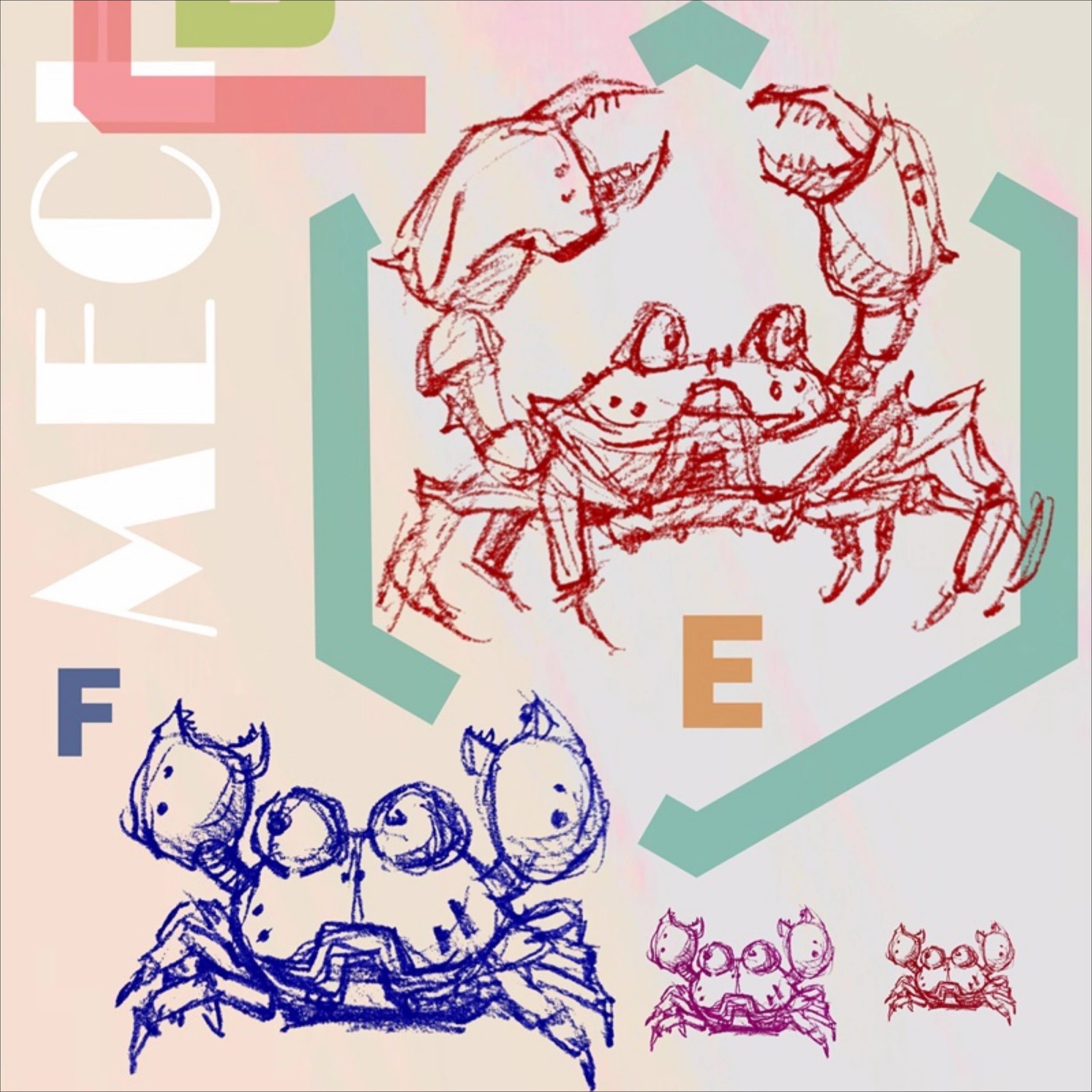 3D Metal Mechanical Crab Puzzle Kit