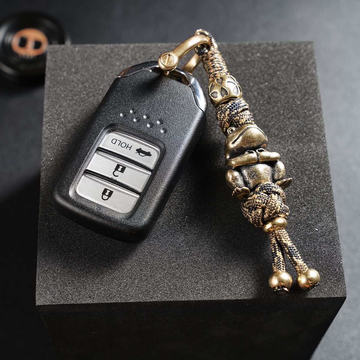 Handmade Frog Paracord Pendant