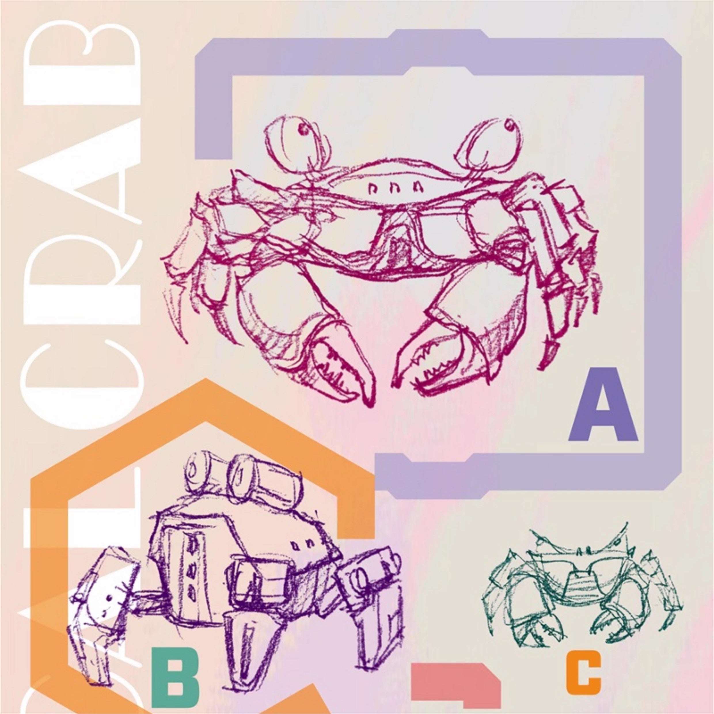 3D Metal Mechanical Crab Puzzle Kit