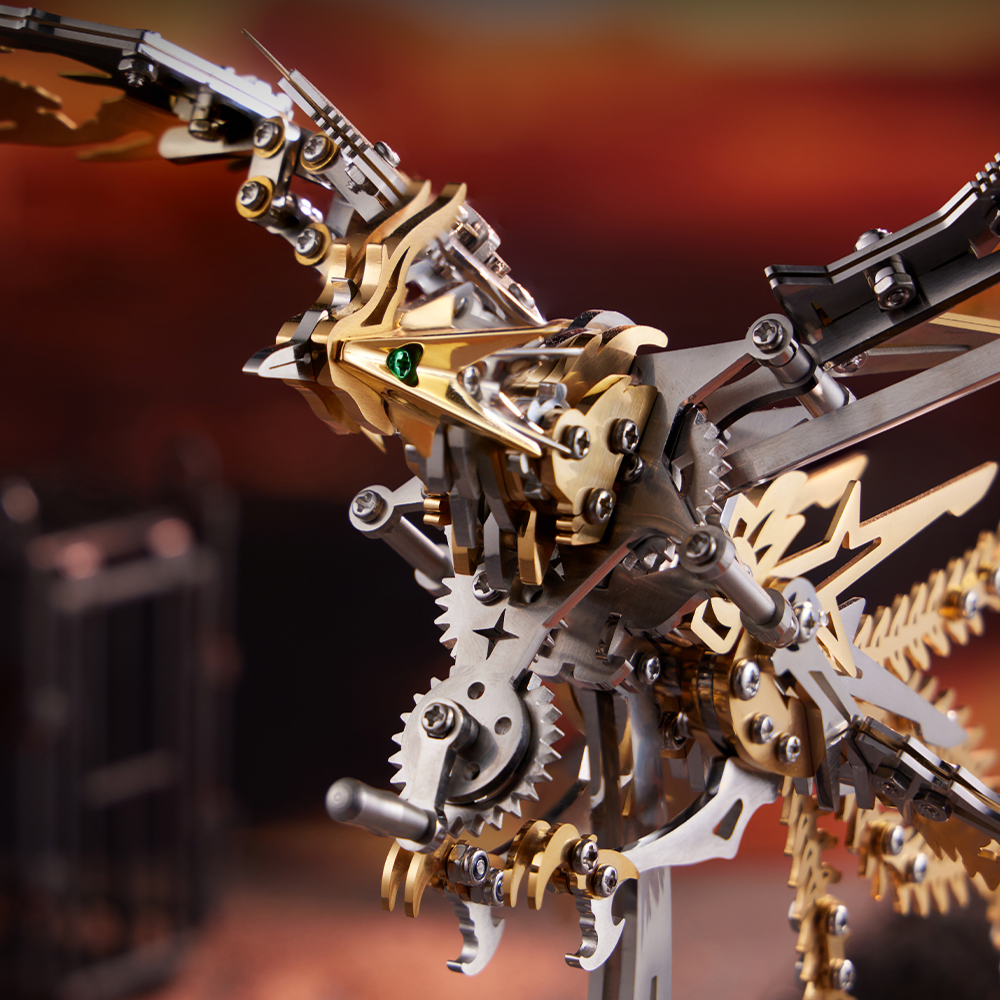 Mechanical Phoenix 3D Metal Puzzle Kit – URUZX