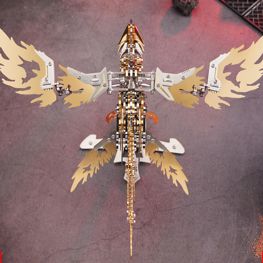Mechanical Phoenix 3D Metal Puzzle Kit – URUZX