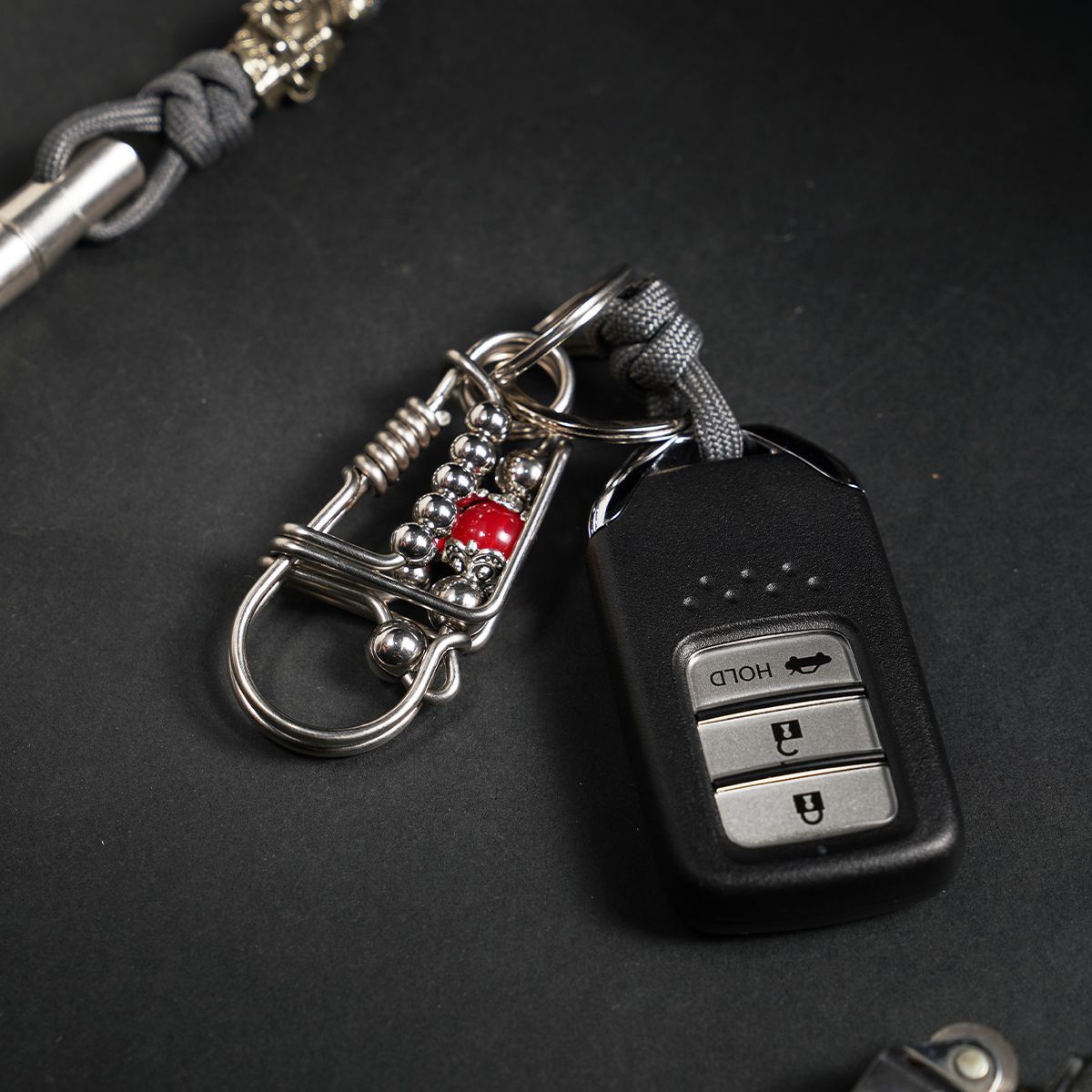 Red Lotus Keychain