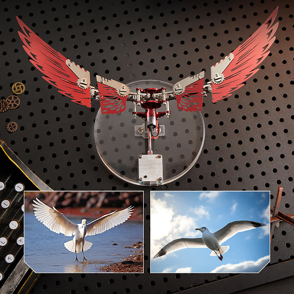 Flaming Wings - Mechanical Ornithopter 3D Metal Puzzle