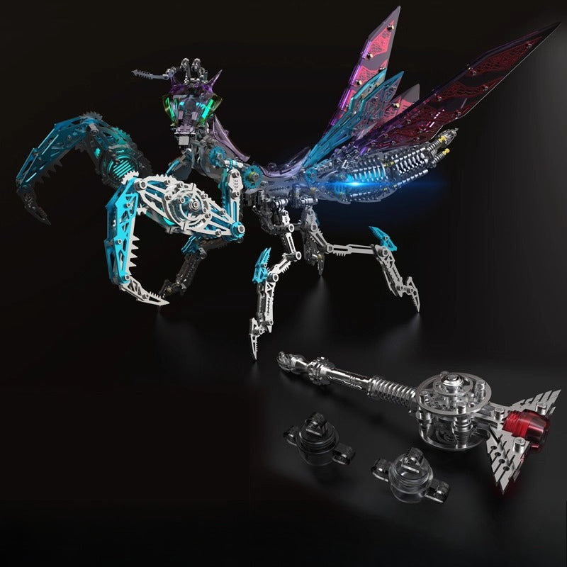 Steampunk Metal Mantis 3D Puzzle Model Kit