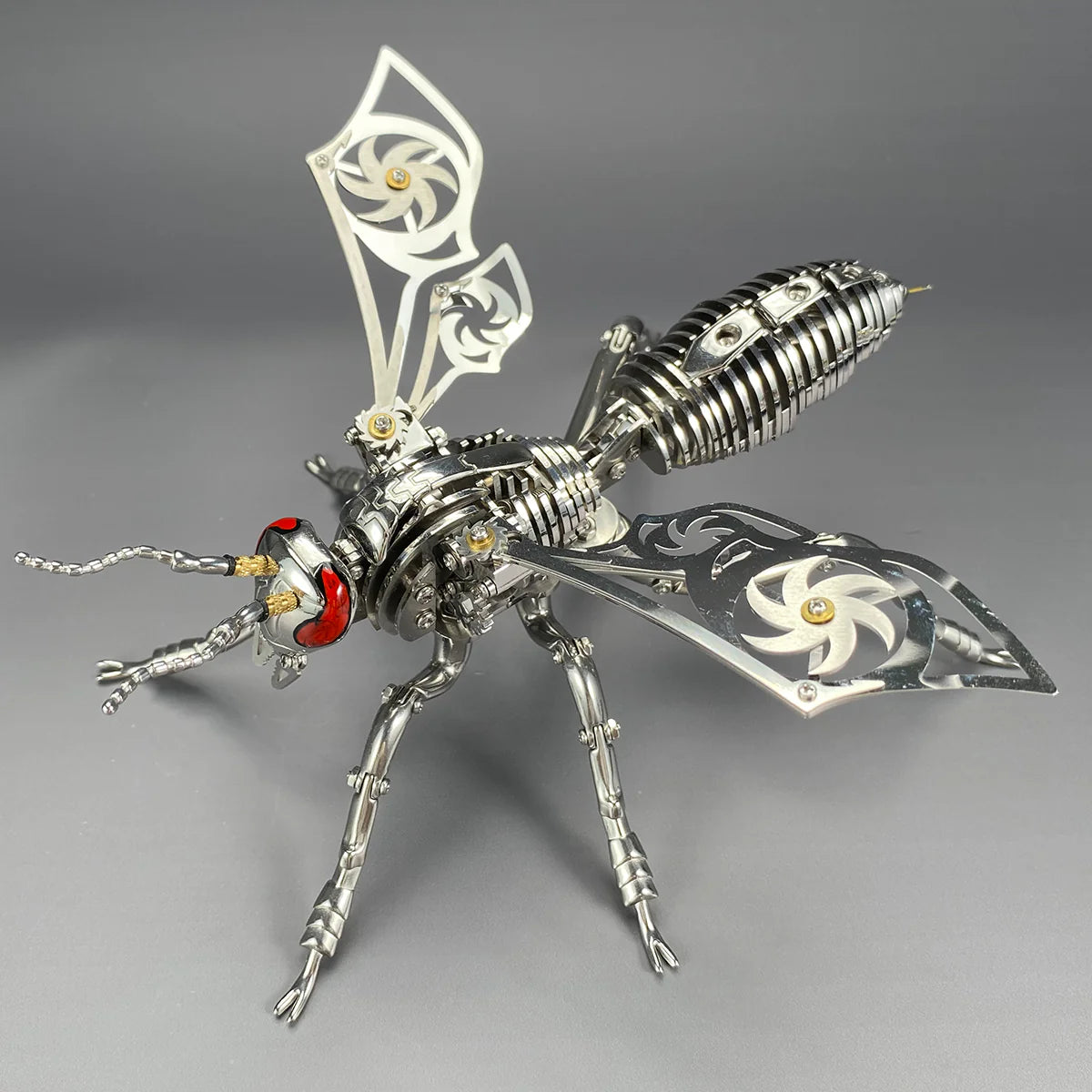 Mechanical bumblebee 3d metal assembly model
