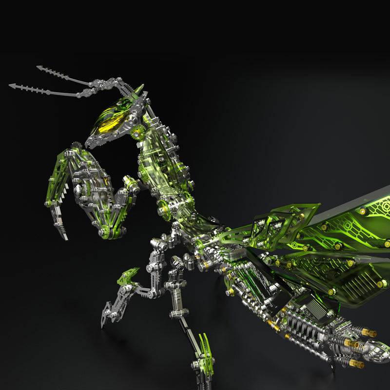 Steampunk Metal Mantis 3D Puzzle Model Kit