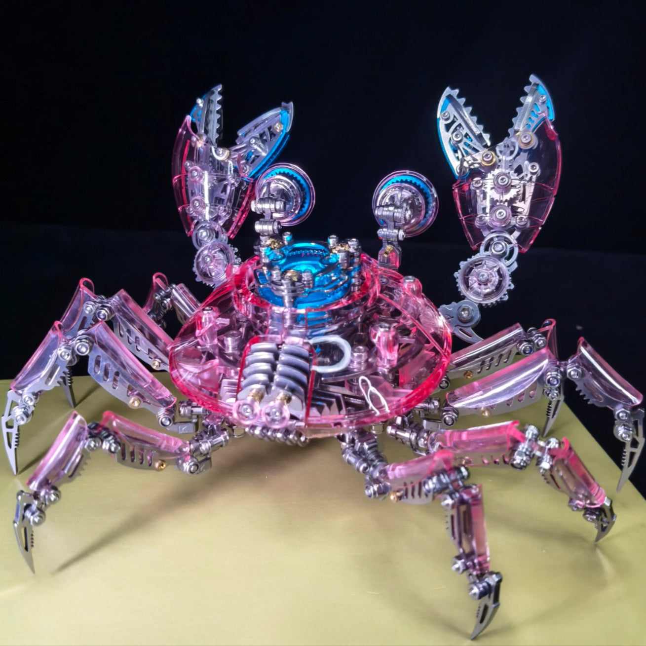 3D Metal Mechanical Crab Puzzle Kit