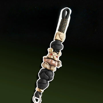 Handmade Angry Rabbit Paracord EDC Lanyard