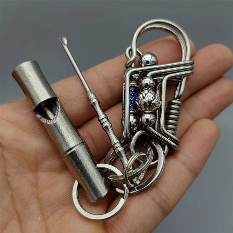 Lotus rotary keychain