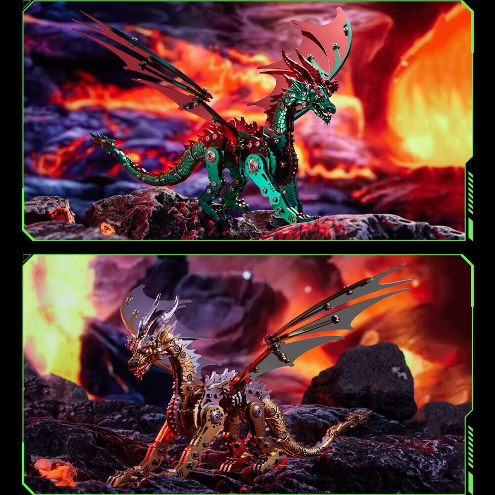 Mechanical Pterosaur 3D Metal Puzzle Kit