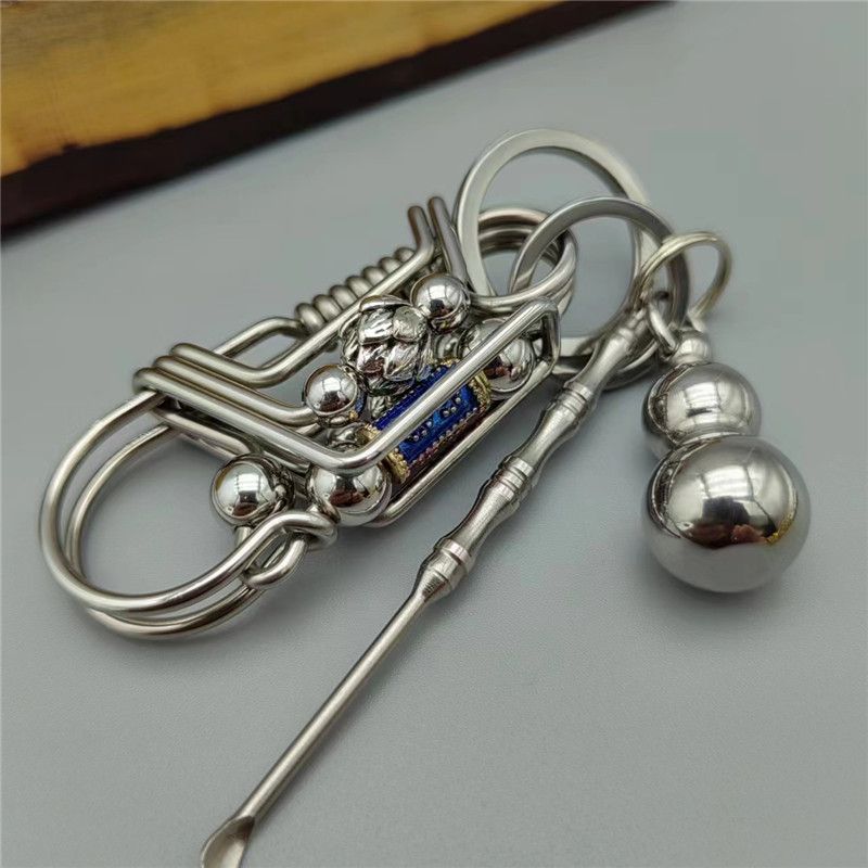 Lotus rotary keychain