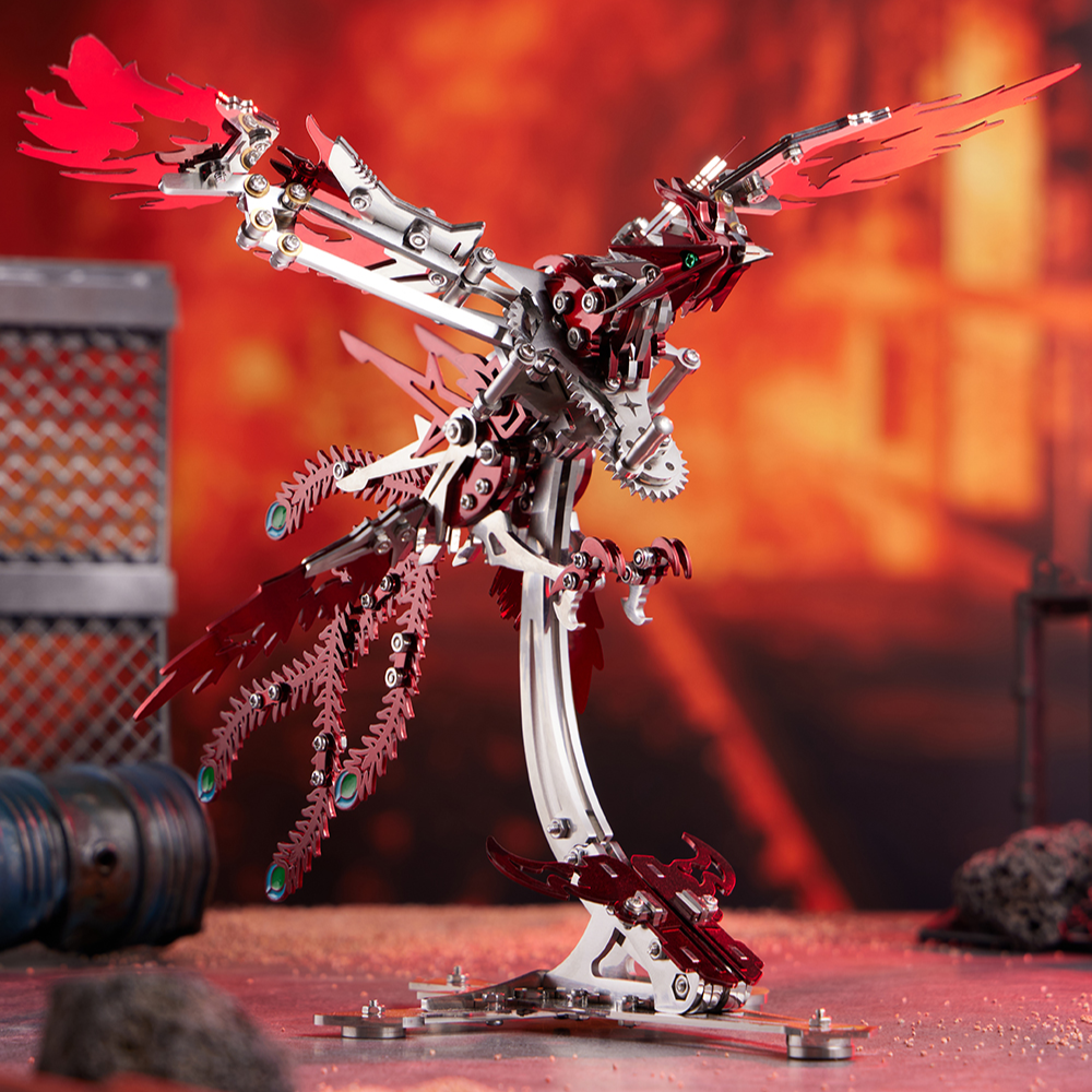 Mechanical Phoenix 3D Metal Puzzle Kit – URUZX