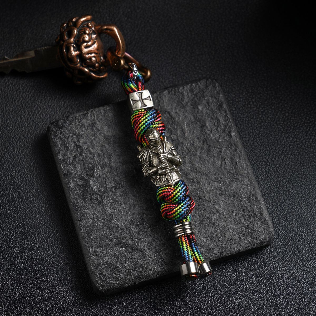 Handmade Knight Paracord Pendant
