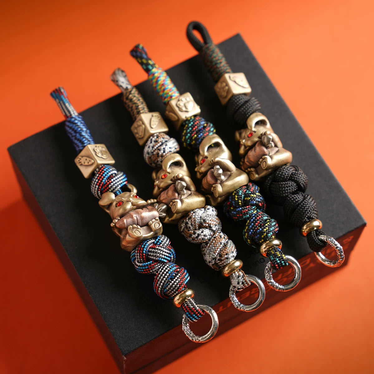 Handmade Angry Rabbit Paracord EDC Lanyard