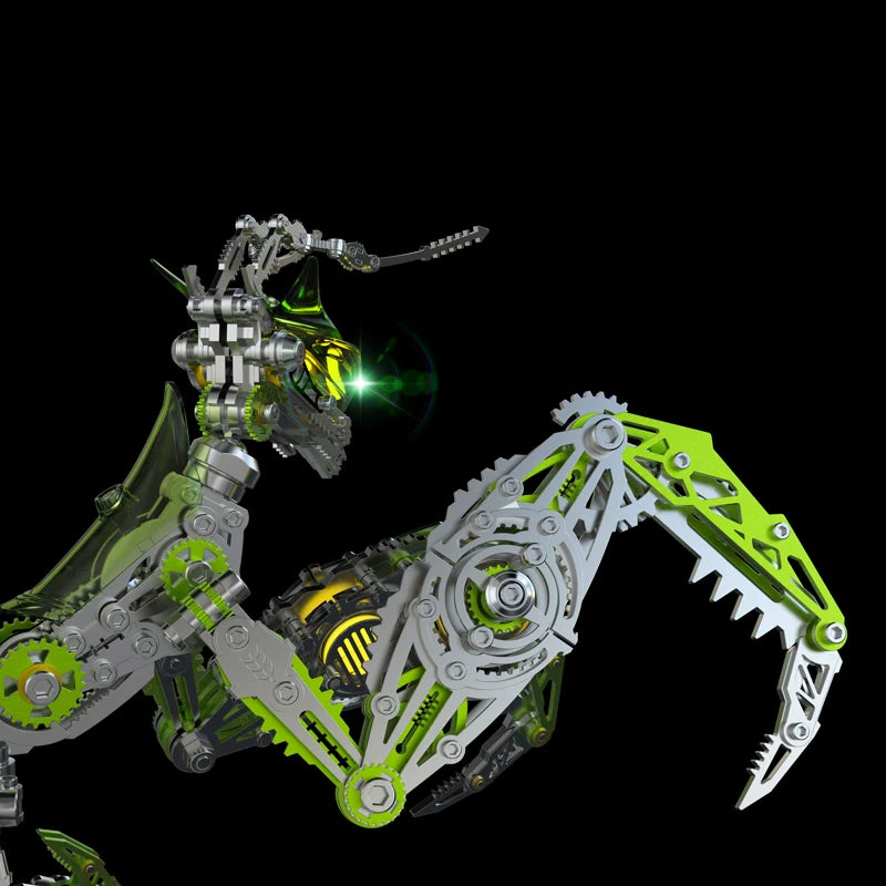 Steampunk Metal Mantis 3D Puzzle Model Kit