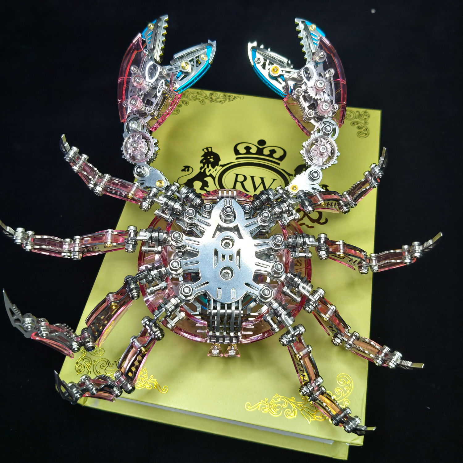 3D Metal Mechanical Crab Puzzle Kit