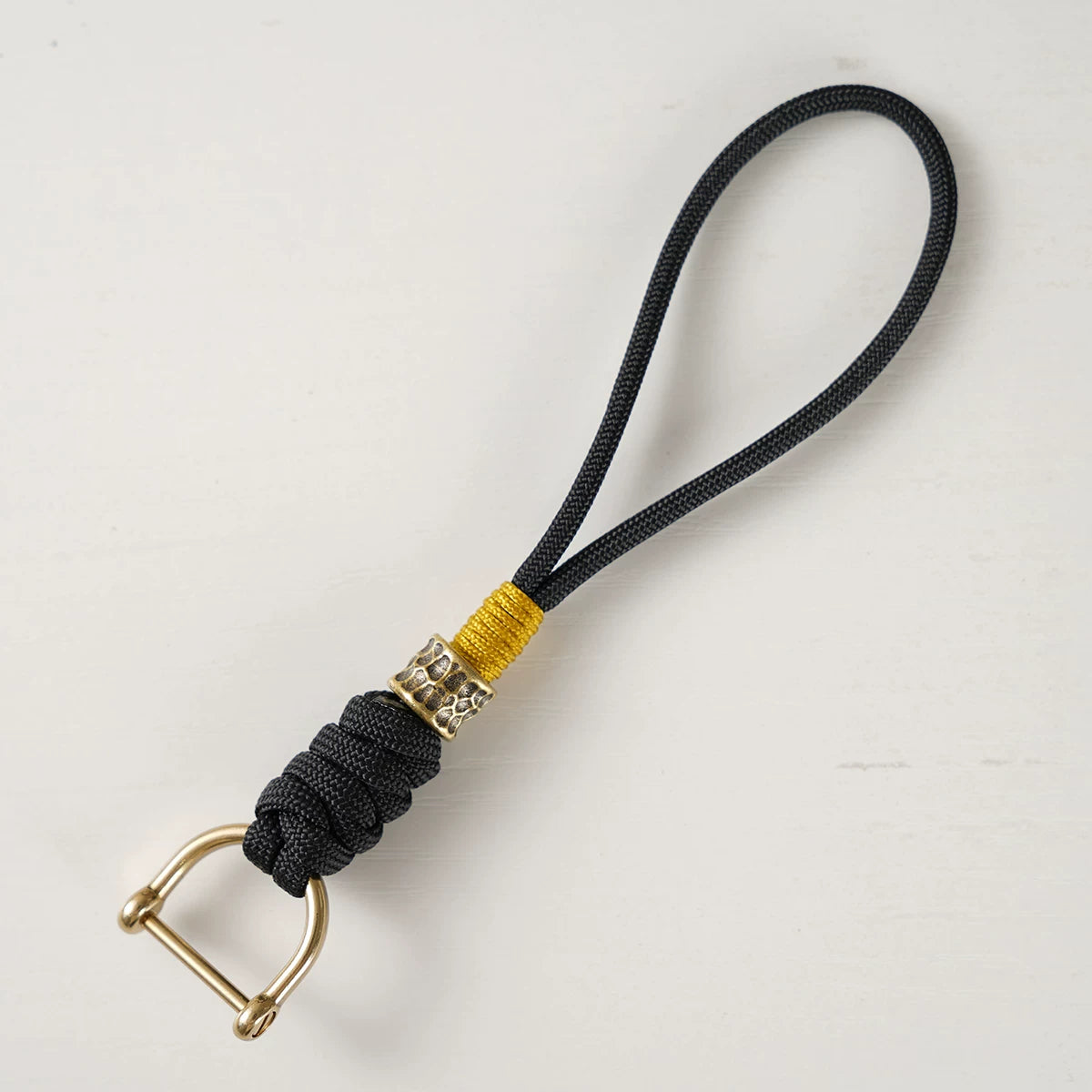 Handmade Brass Paracord EDC Keychain