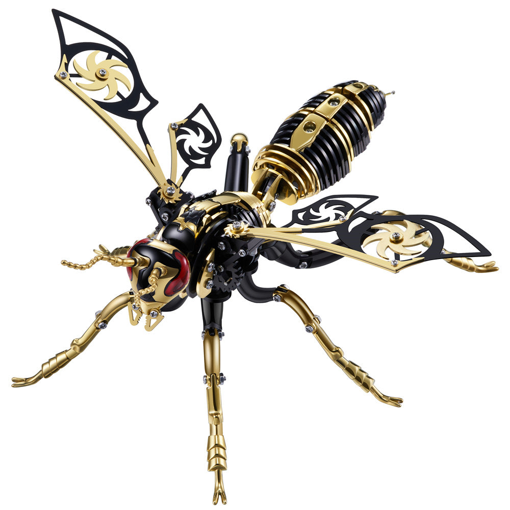 Mechanical bumblebee 3d metal assembly model