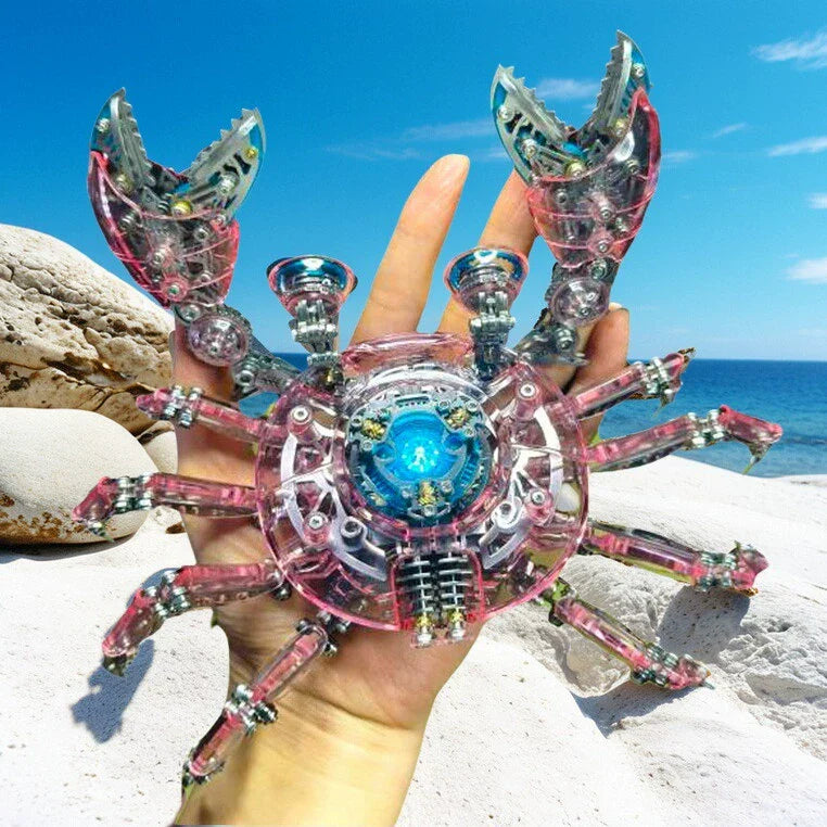 3D Metal Mechanical Crab Puzzle Kit