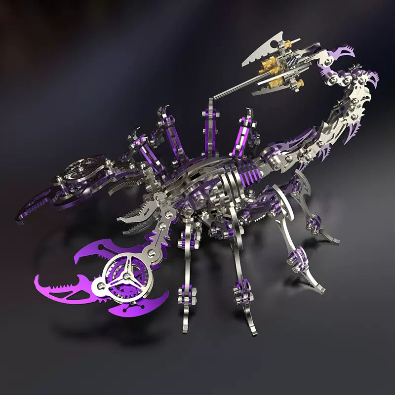 Steampunk Scorpion 3D Metal Puzzle Kit – URUZX