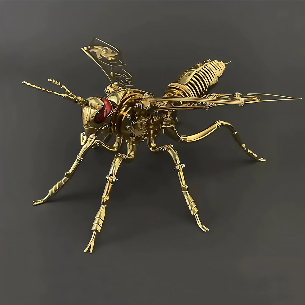 Mechanical bumblebee 3d metal assembly model