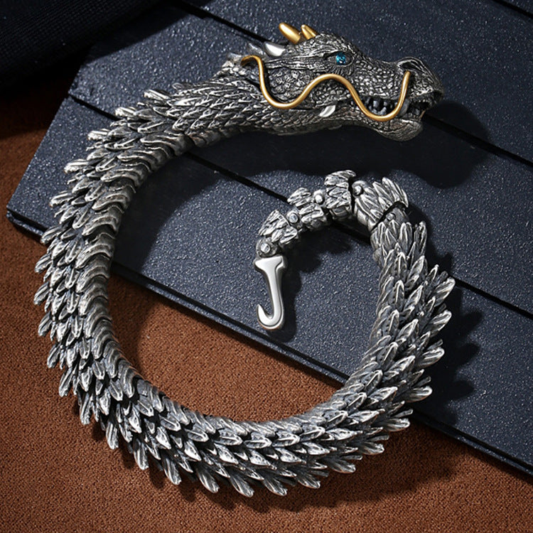 JÖRMUNGANDR - The World Serpent Black Dragon Bracelet