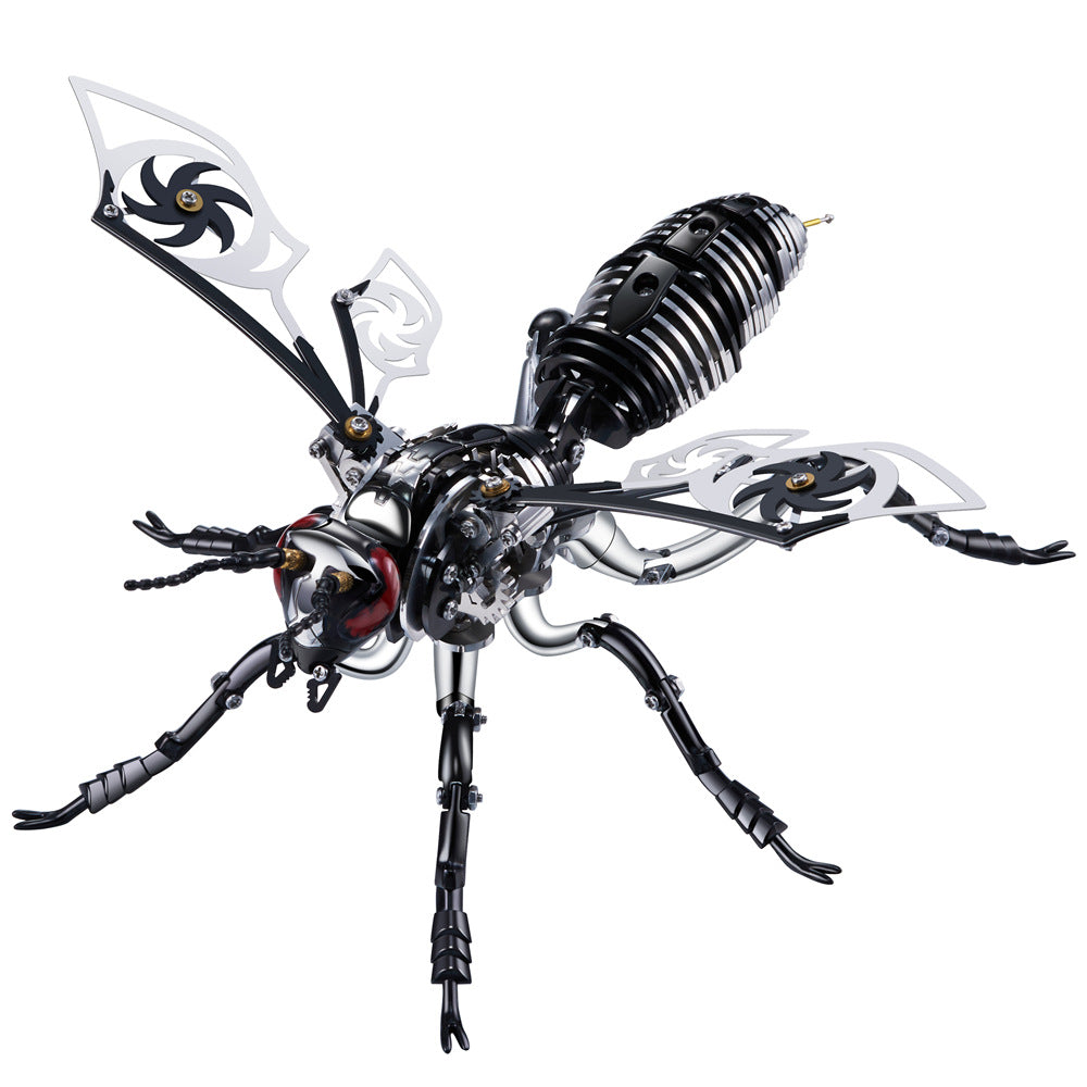 Mechanical bumblebee 3d metal assembly model
