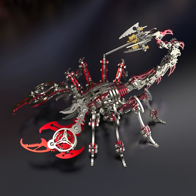 Steampunk Scorpion 3D Metal Puzzle Kit