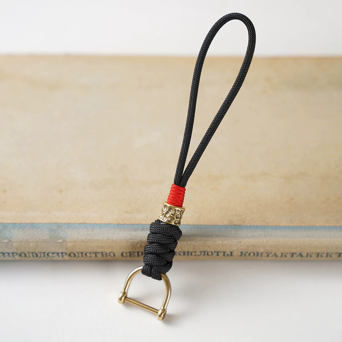 Handmade Brass Paracord EDC Keychain