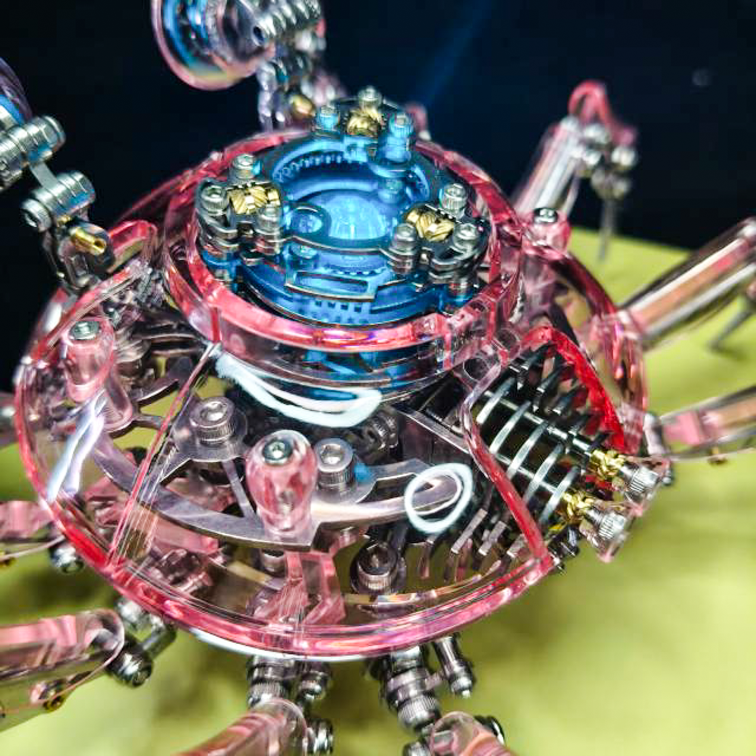 3D Metal Mechanical Crab Puzzle Kit