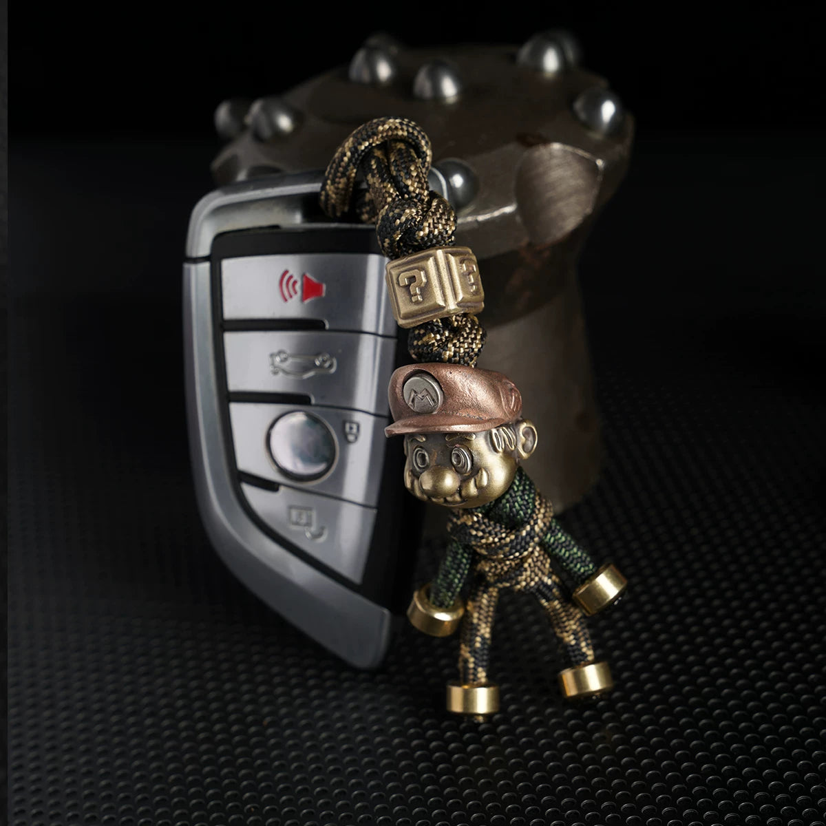 Handmade Mario Paracord EDC Pendant