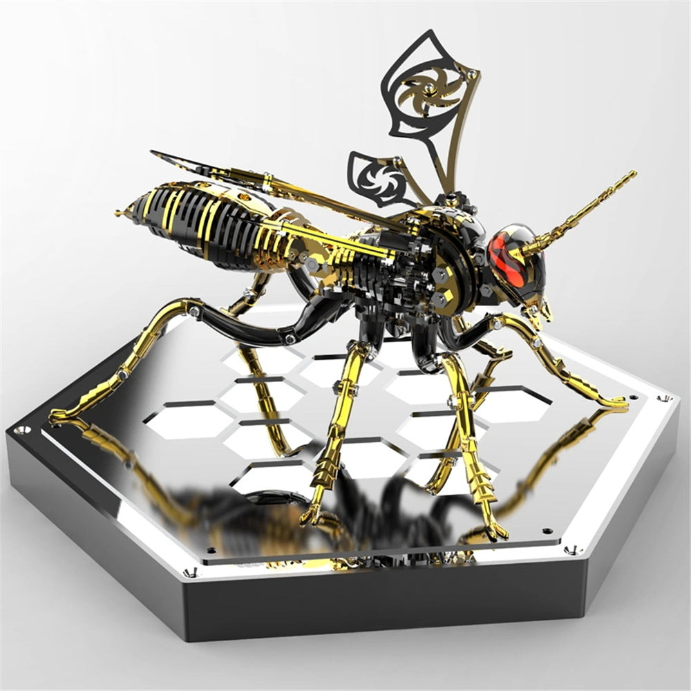 Mechanical bumblebee 3d metal assembly model