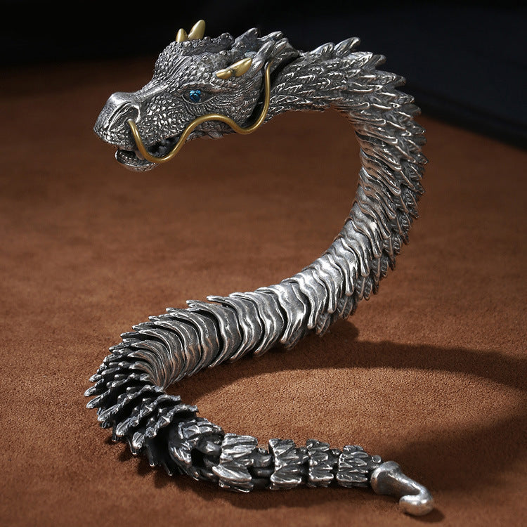 JÖRMUNGANDR - The World Serpent Black Dragon Bracelet