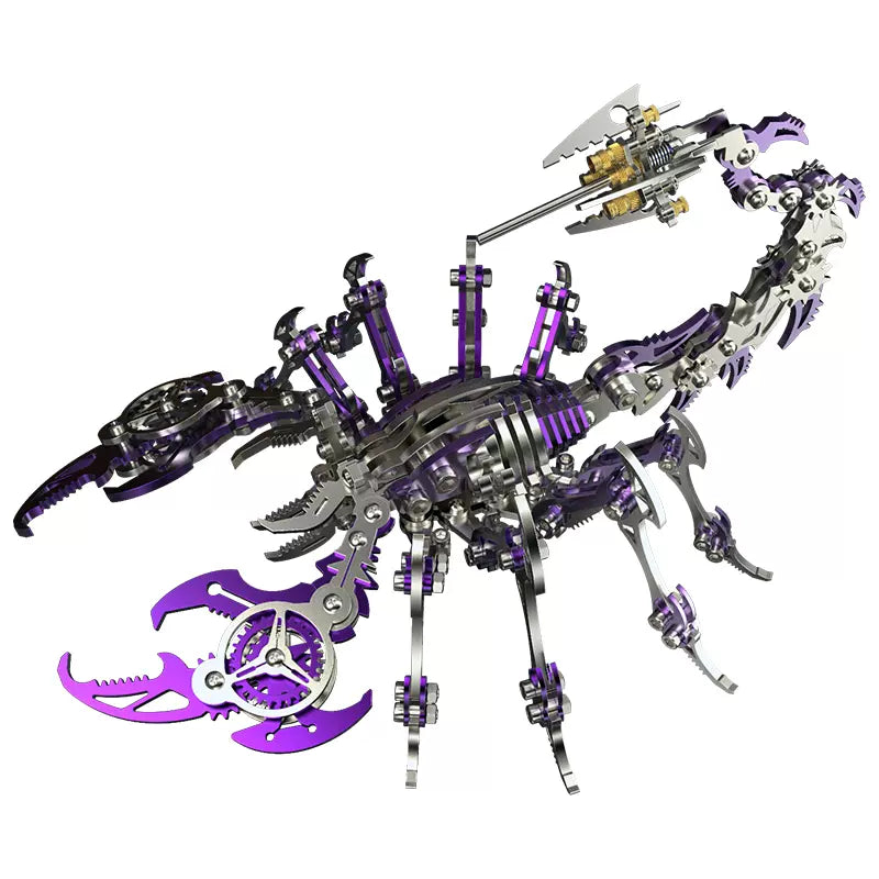 Steampunk Scorpion 3D Metal Puzzle Kit