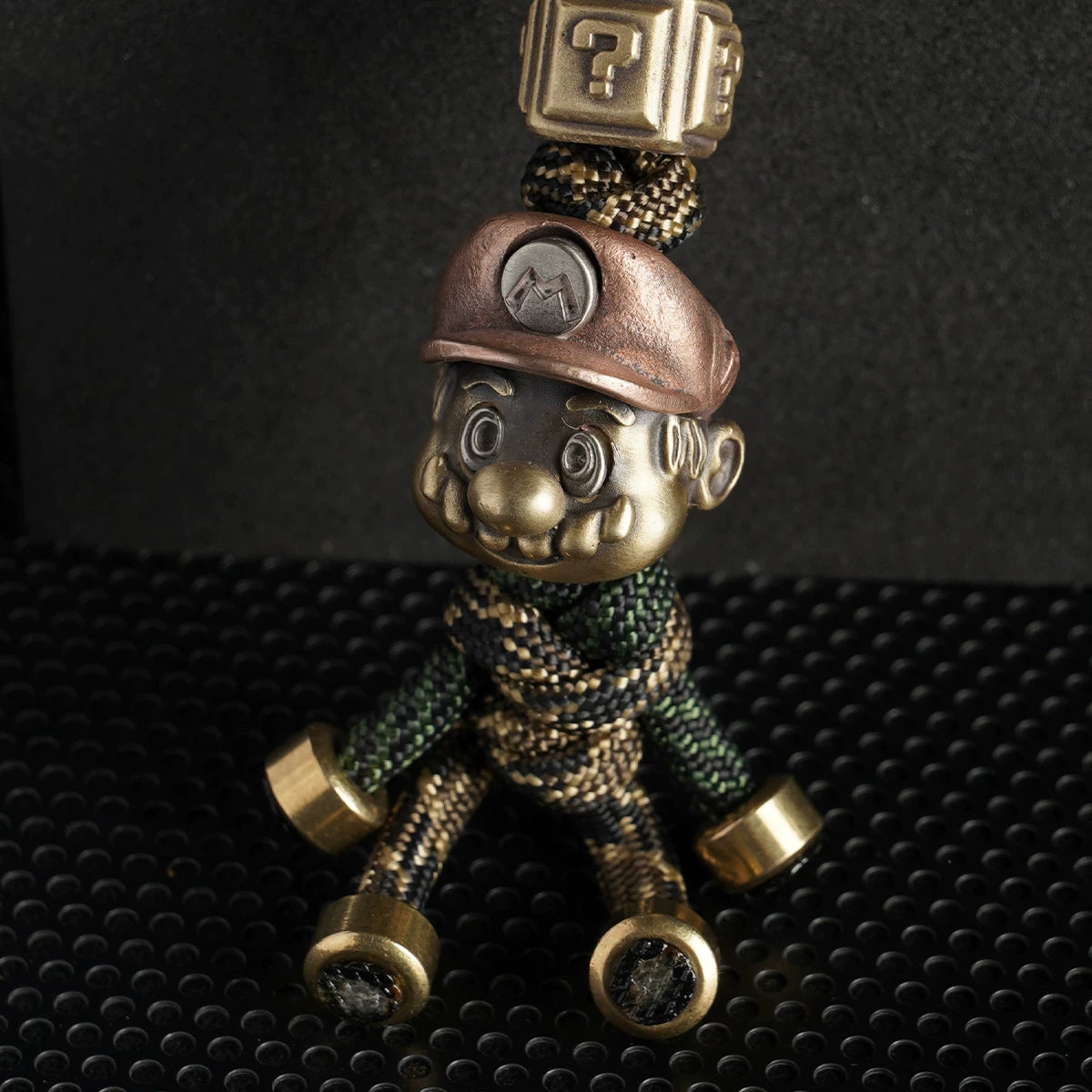 Handmade Mario Paracord EDC Pendant
