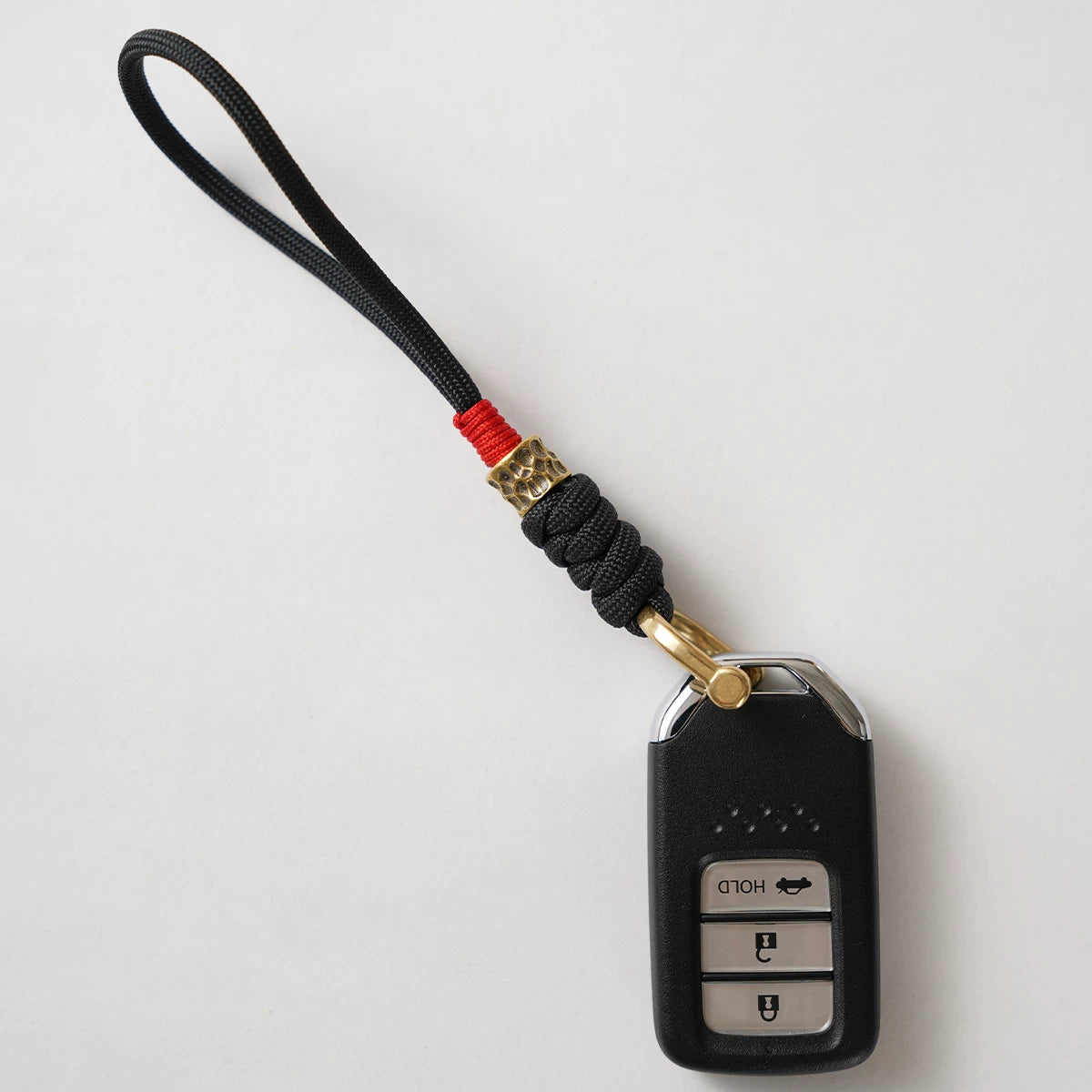 Handmade Brass Paracord EDC Keychain
