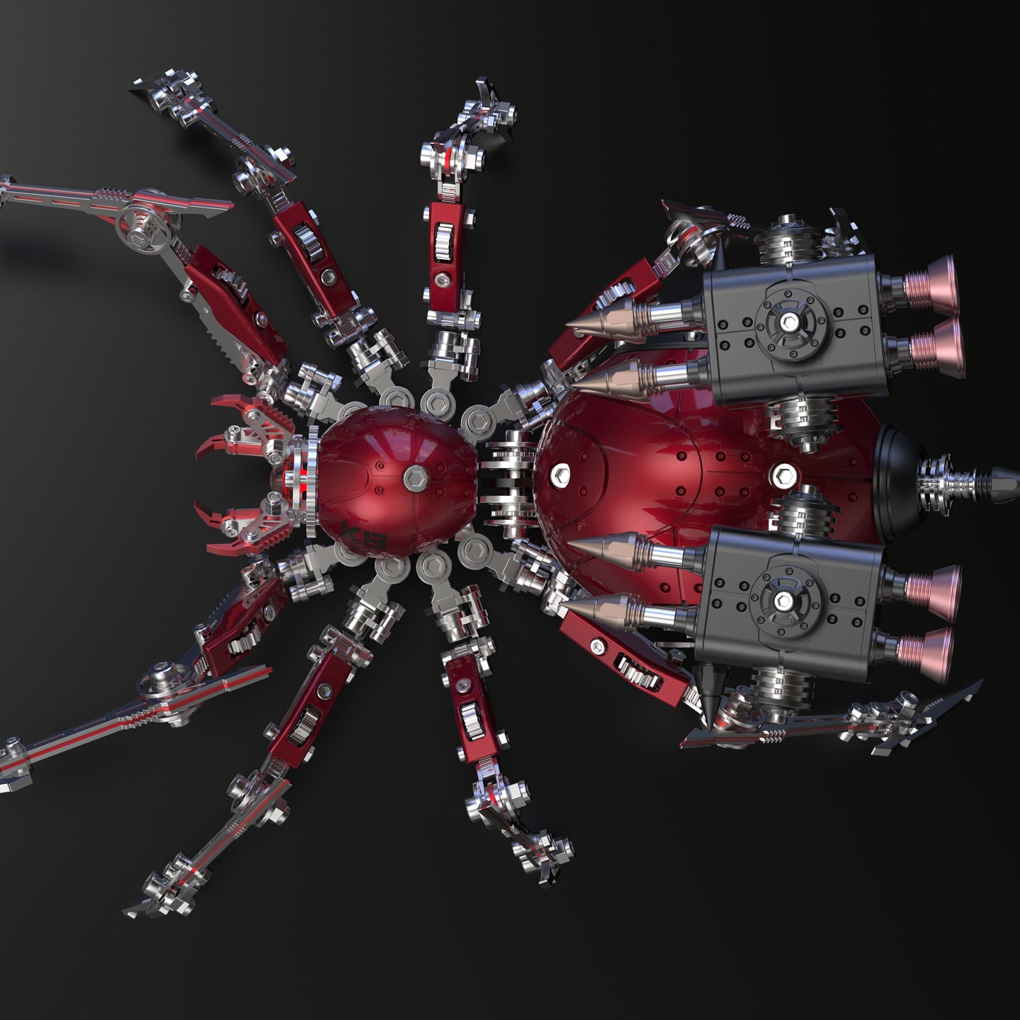 Mechanical Spider 3D Metal Assembly Kit