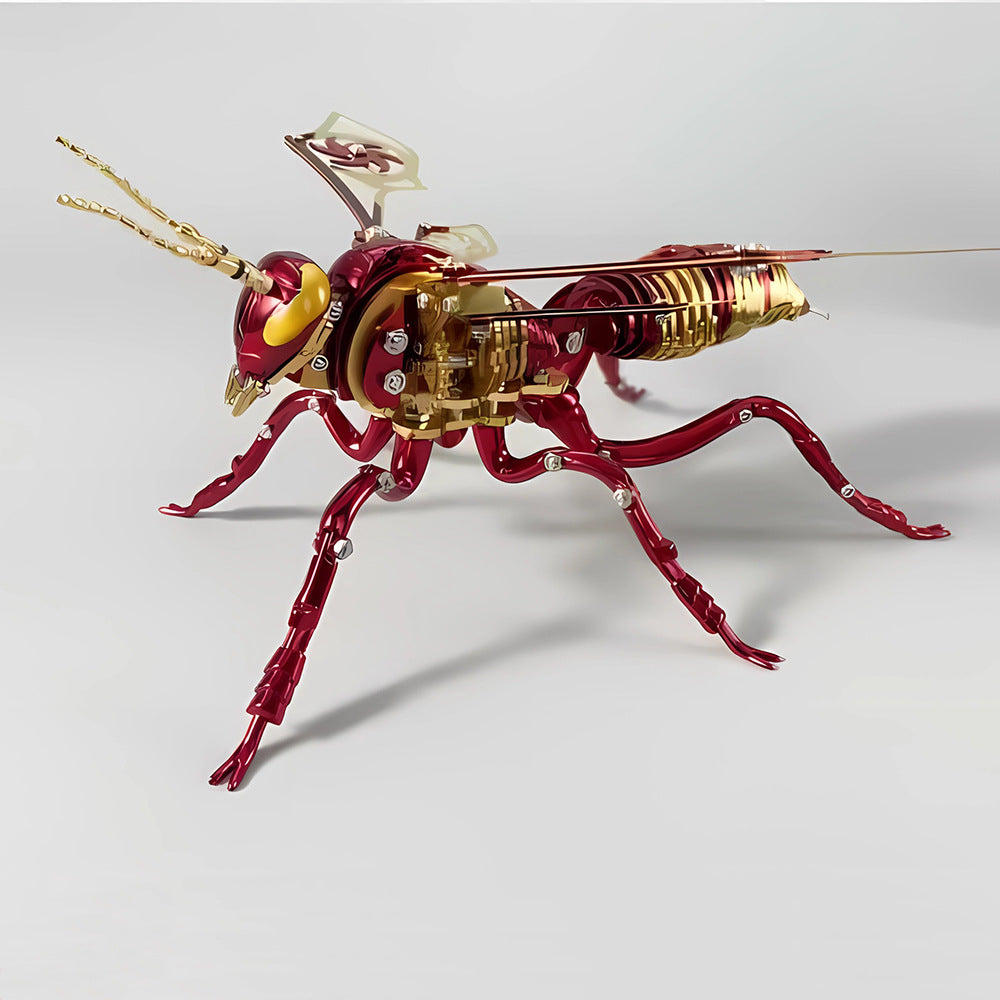 Mechanical bumblebee 3d metal assembly model